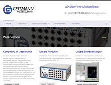 Tablet Screenshot of geitmann.de